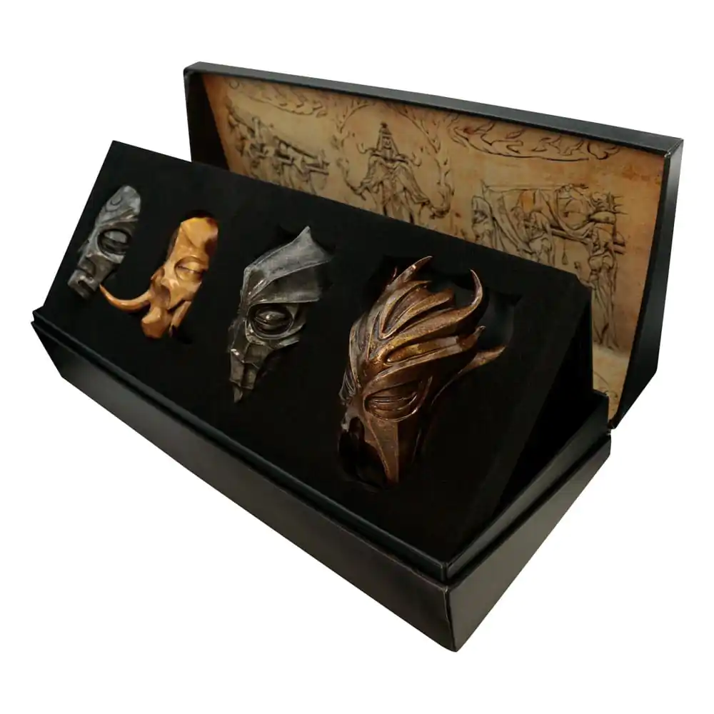 The Elder Scrolls V: Skyrim Replika Set Mask Zmajevih Duhovnikov fotografija izdelka