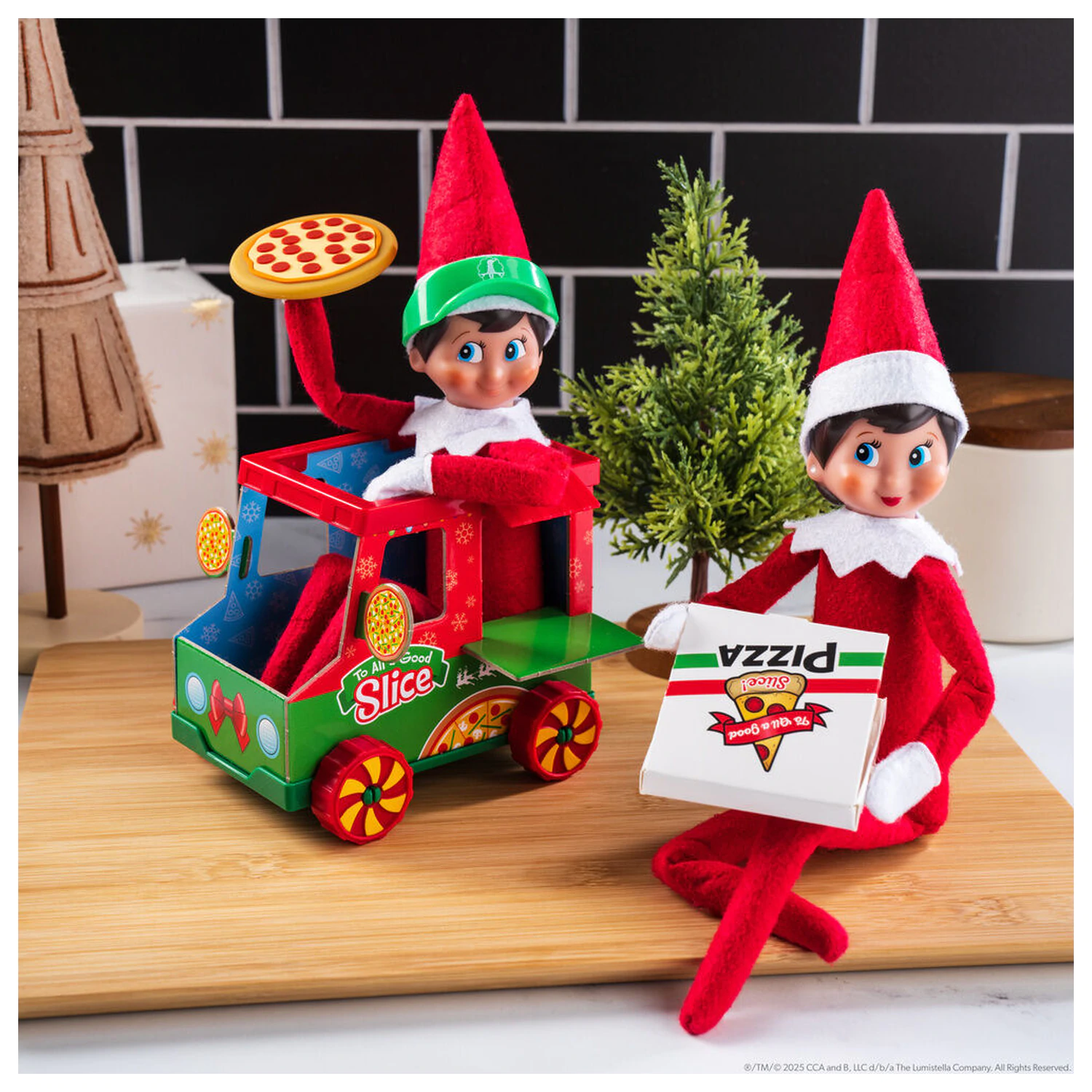The Elf On the Shelf Pripomočki za dostavo pice fotografija izdelka