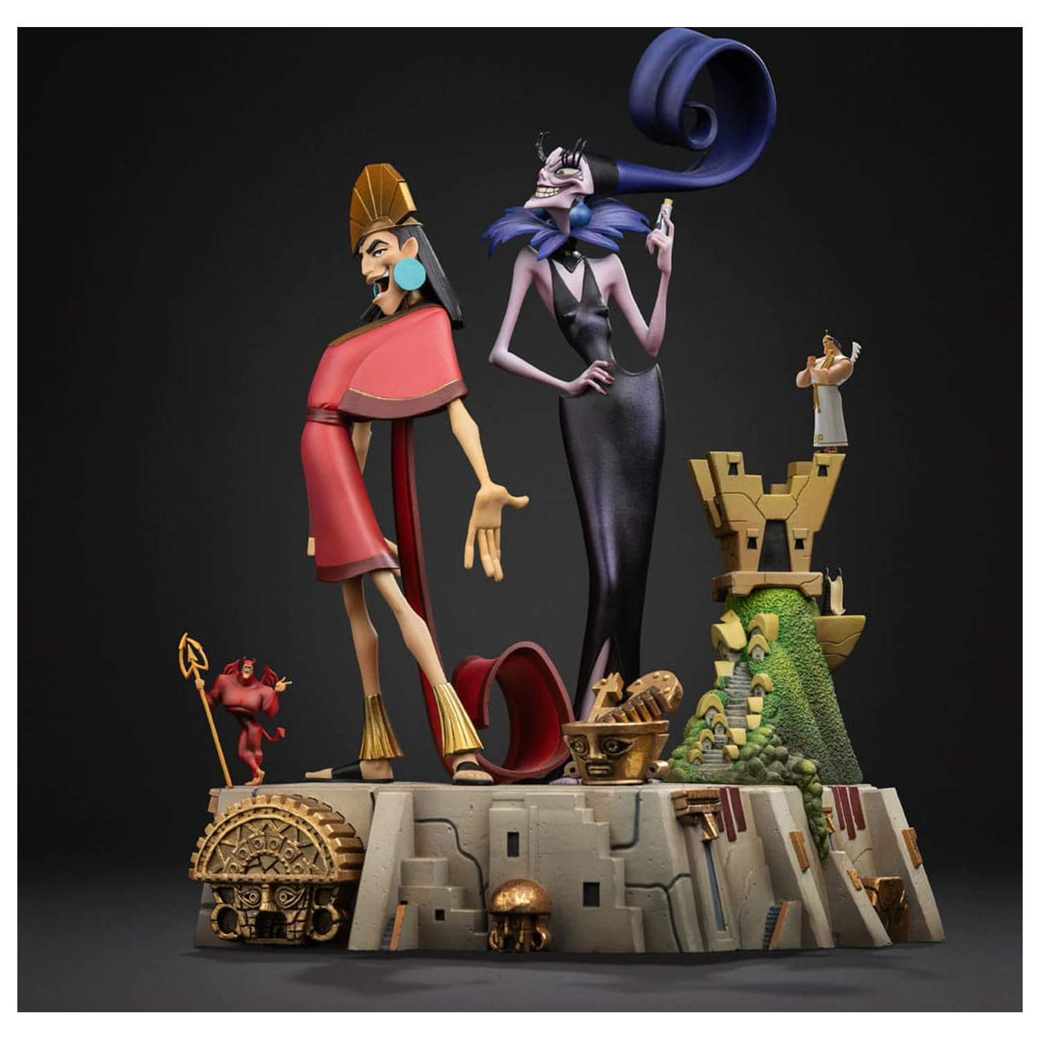 The Emperor's New Groove Deluxe Art Scale Kip 1/10 Kuzko & Yzma 28 cm fotografija izdelka