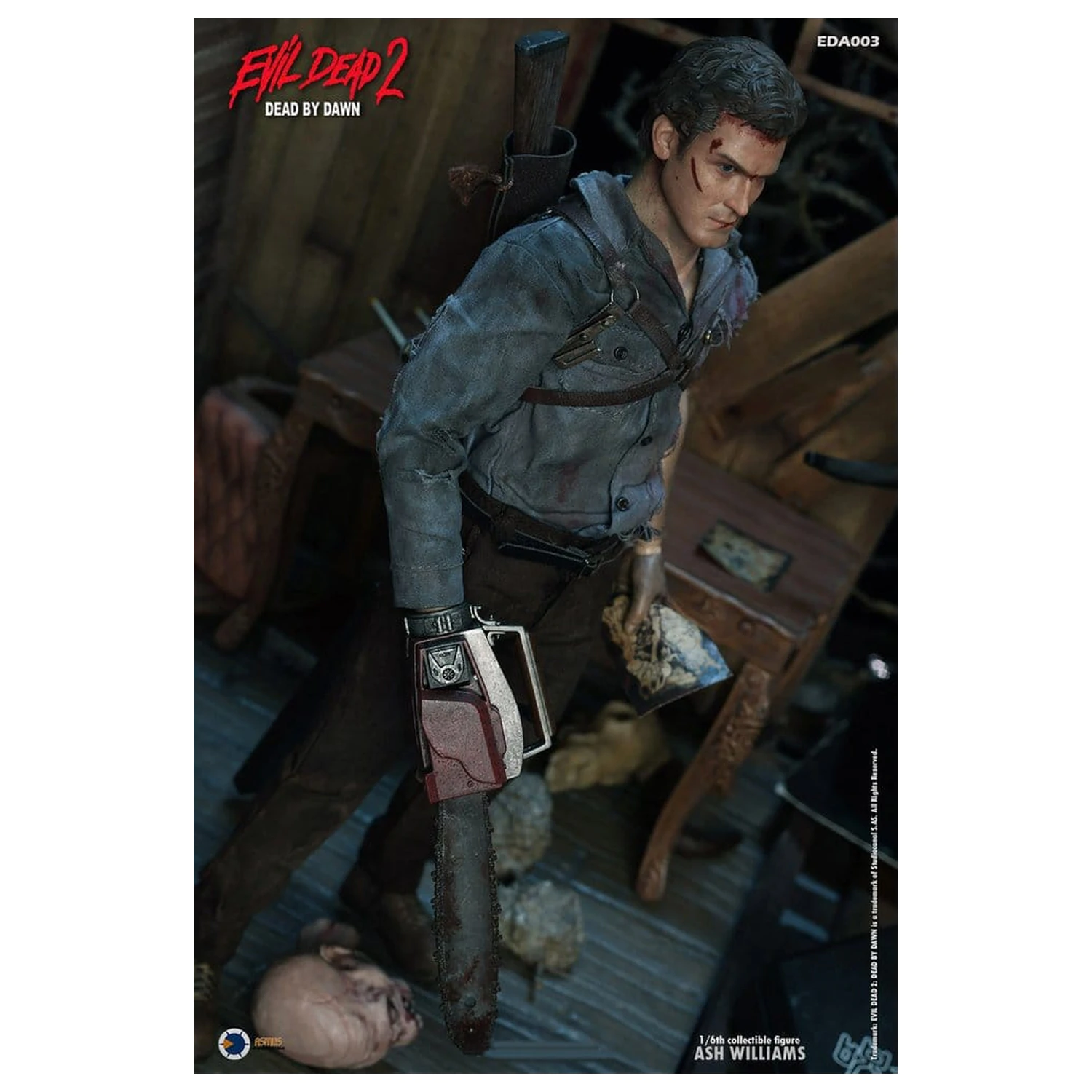 The Evil Dead II akcijska figura 1/6 Ash Williams 31 cm fotografija izdelka