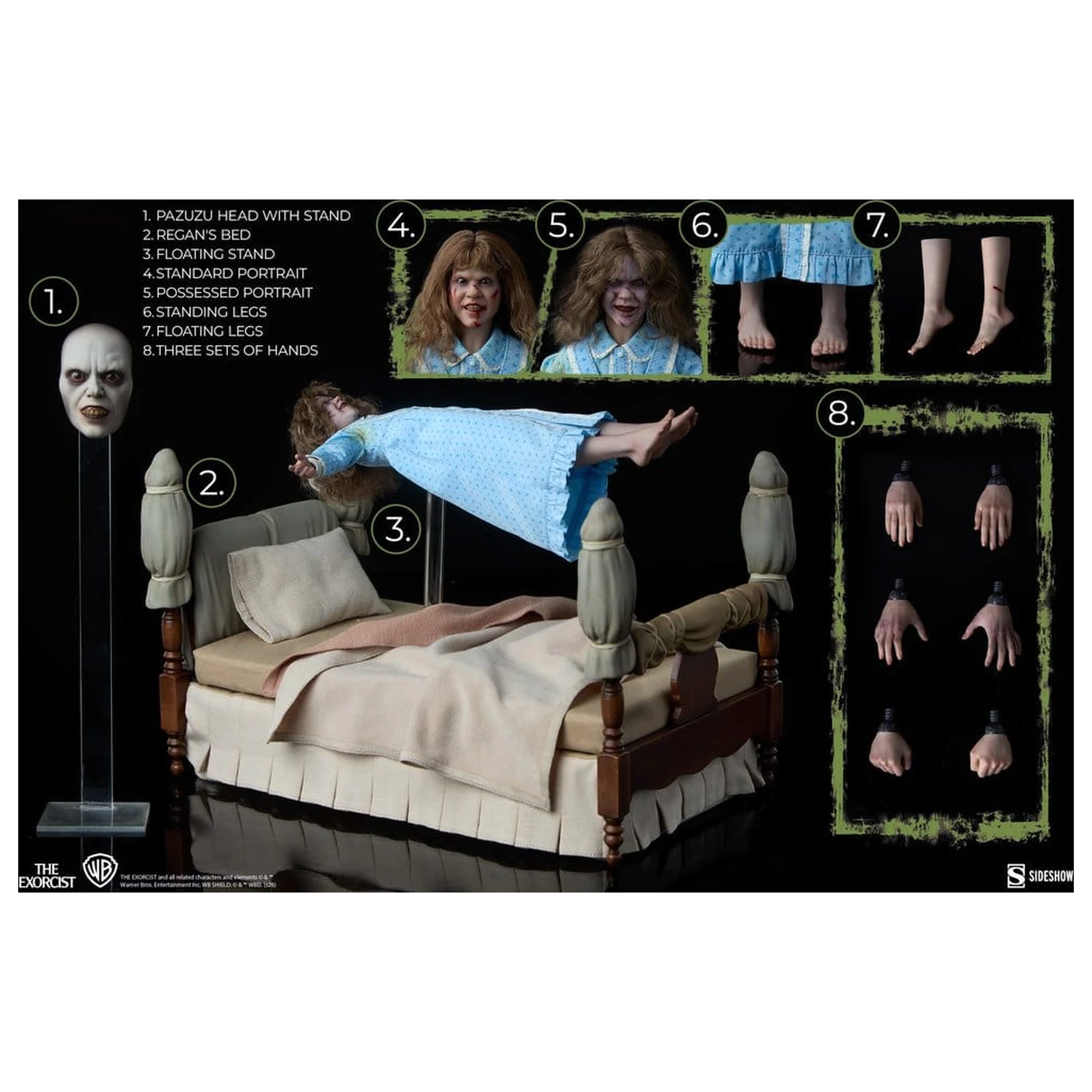 The Exorcist akcijska figura 1/6 Regan MacNeil (Deluxe Edition) 23 cm fotografija izdelka
