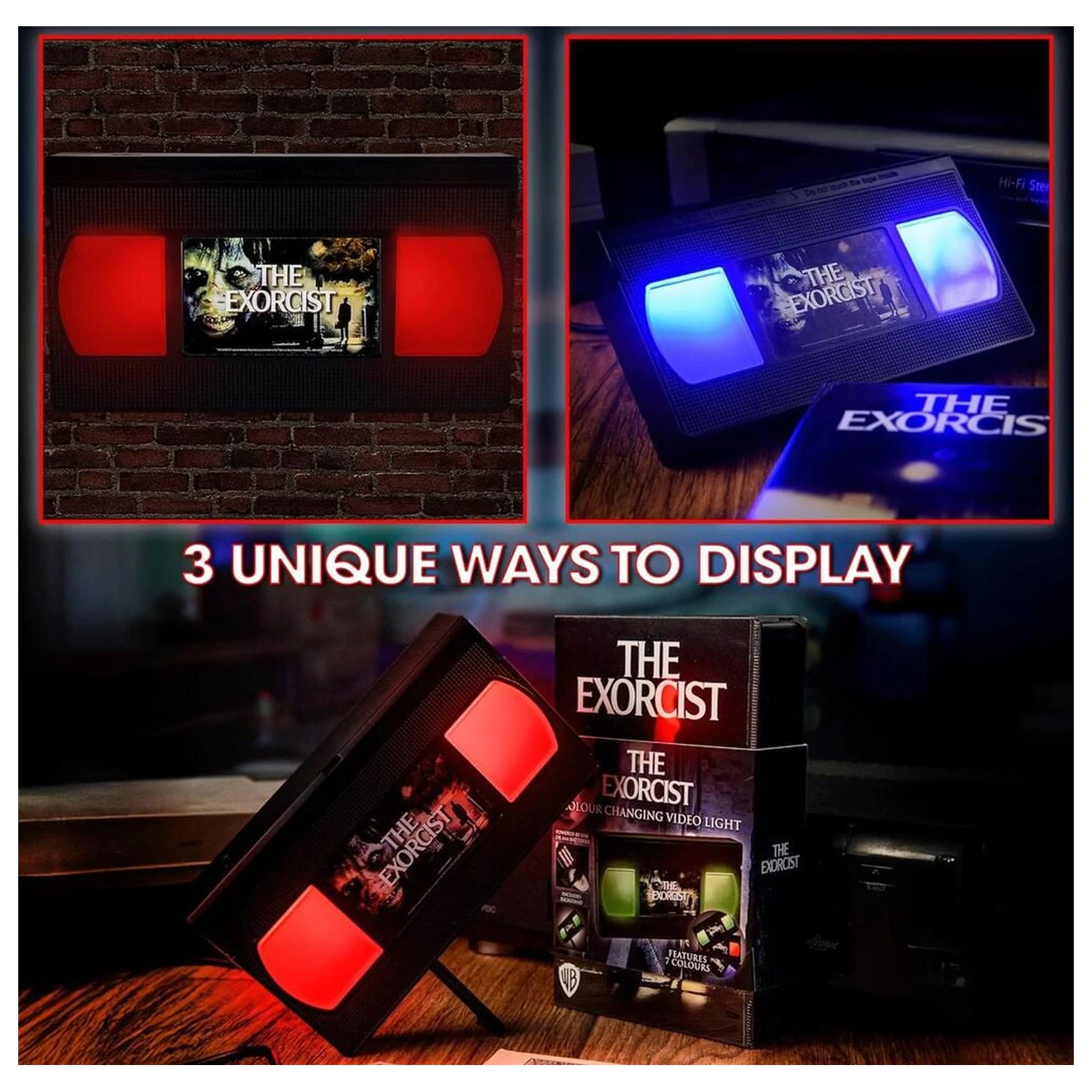 The Exorcist VHS svetilka fotografija izdelka