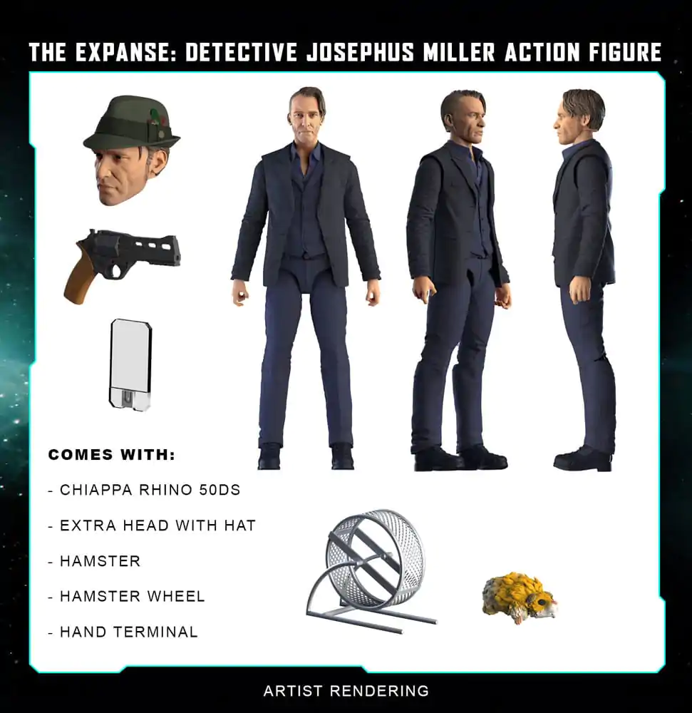 The Expanse akcijska figura Detective Josephus Miller 20 cm fotografija izdelka
