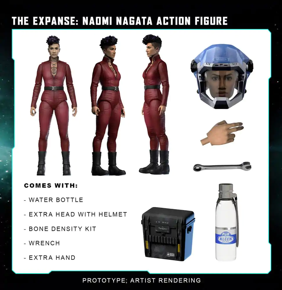 The Expanse Akcijska figura Naomi Nagata 20 cm fotografija izdelka