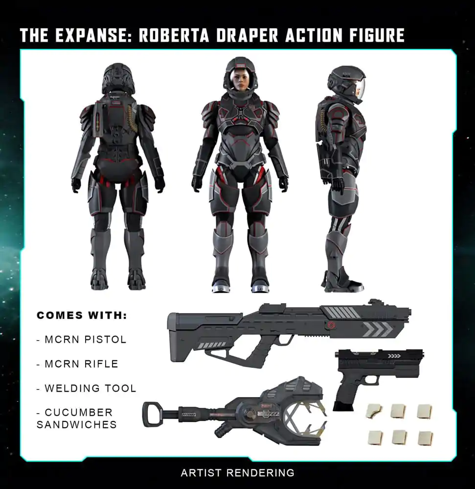 The Expanse Action Figura Roberta Draper 20 cm fotografija izdelka