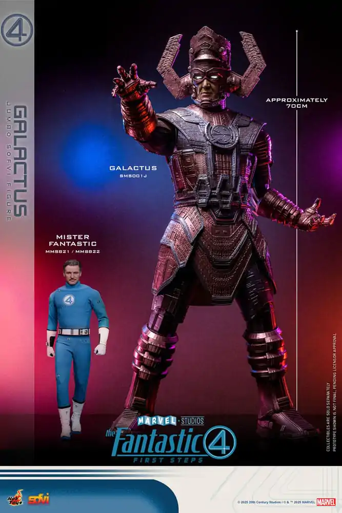 The Fantastic Four: First Steps Jumbo Sofvi Masterpiece vinilna figura Galactus 70 cm fotografija izdelka