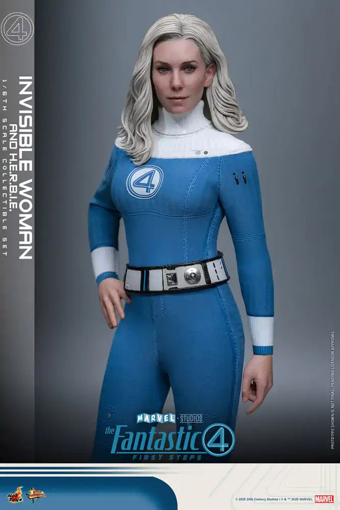 The Fantastic Four: First Steps Movie Masterpiece Figurica 2-paket 1/6 Invisible Woman & H.E.R.B.I.E. 28 cm fotografija izdelka
