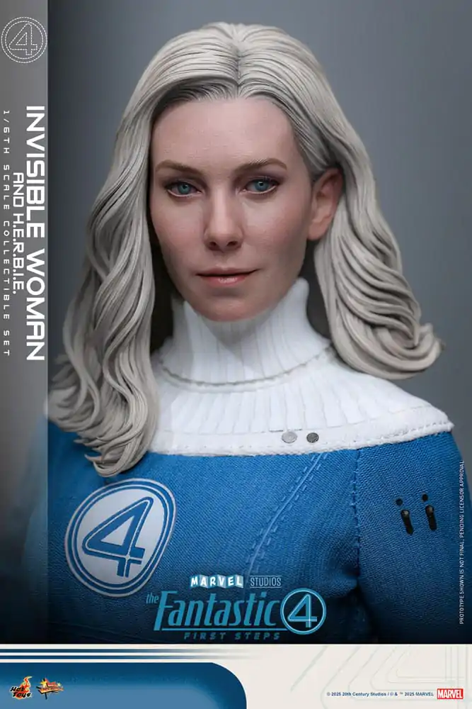 The Fantastic Four: First Steps Movie Masterpiece Figurica 2-paket 1/6 Invisible Woman & H.E.R.B.I.E. 28 cm fotografija izdelka