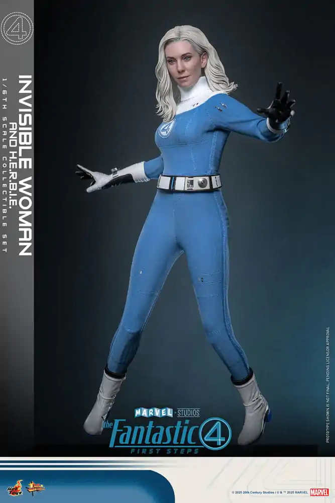 The Fantastic Four: First Steps Movie Masterpiece Figurica 2-paket 1/6 Invisible Woman & H.E.R.B.I.E. 28 cm fotografija izdelka