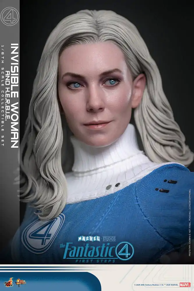 The Fantastic Four: First Steps Movie Masterpiece Figurica 2-paket 1/6 Invisible Woman & H.E.R.B.I.E. 28 cm fotografija izdelka