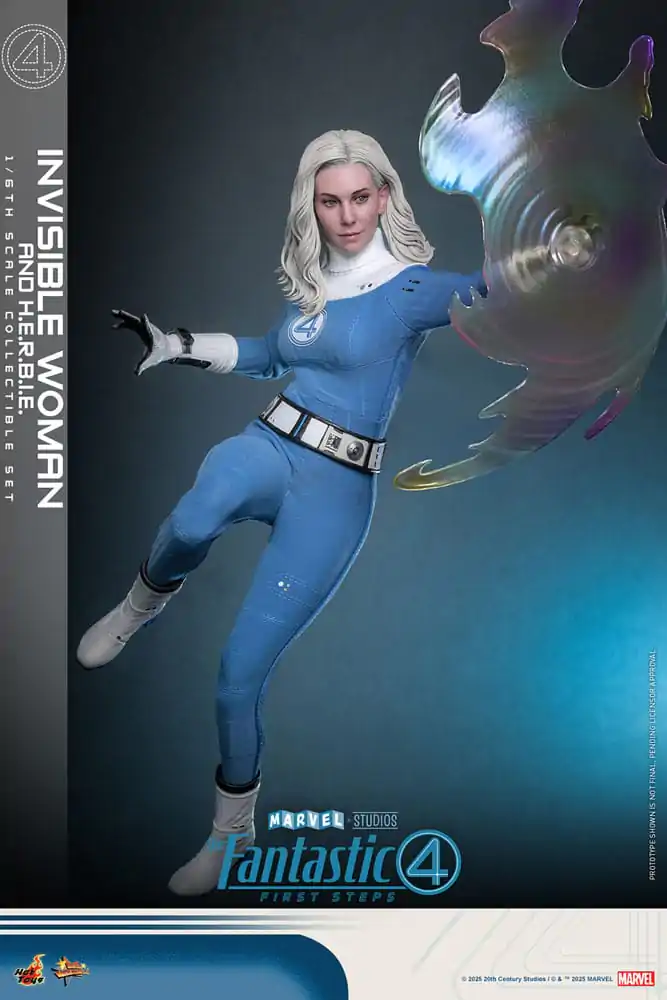 The Fantastic Four: First Steps Movie Masterpiece Figurica 2-paket 1/6 Invisible Woman & H.E.R.B.I.E. 28 cm fotografija izdelka