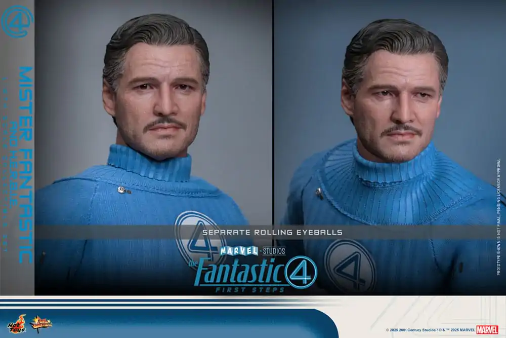 The Fantastic Four: First Steps Movie Masterpiece Figurici 2-kos 1/6 Mister Fantastic & H.E.R.B.I.E. 30 cm fotografija izdelka