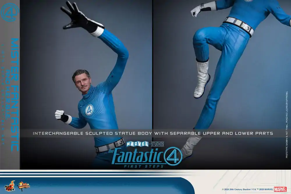 The Fantastic Four: First Steps Movie Masterpiece Figurici 2-kos 1/6 Mister Fantastic & H.E.R.B.I.E. 30 cm fotografija izdelka