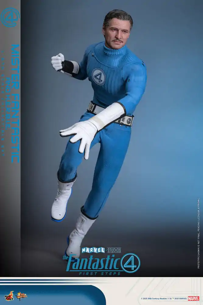 The Fantastic Four: First Steps Movie Masterpiece Figurici 2-kos 1/6 Mister Fantastic & H.E.R.B.I.E. 30 cm fotografija izdelka