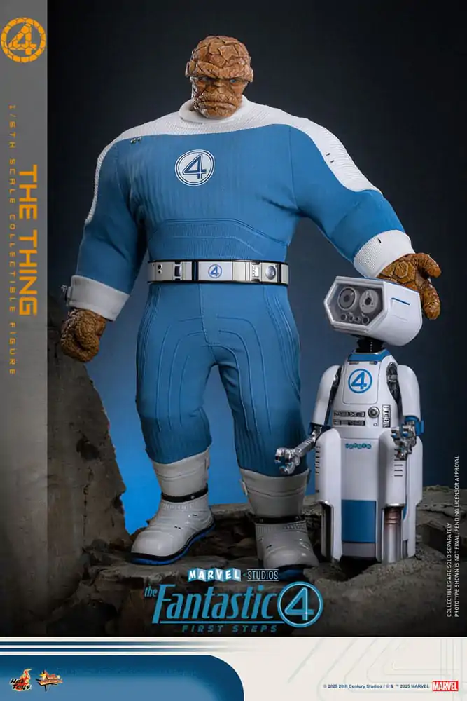 The Fantastic Four: First Steps Movie Masterpiece Figurica 1/6 The Thing 31 cm fotografija izdelka