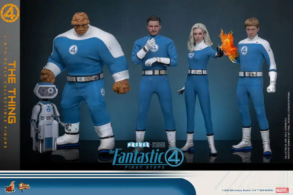The Fantastic Four: First Steps Movie Masterpiece Figurica 1/6 The Thing 31 cm fotografija izdelka