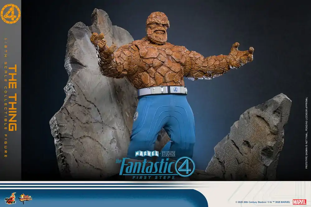 The Fantastic Four: First Steps Movie Masterpiece Figurica 1/6 The Thing 31 cm fotografija izdelka