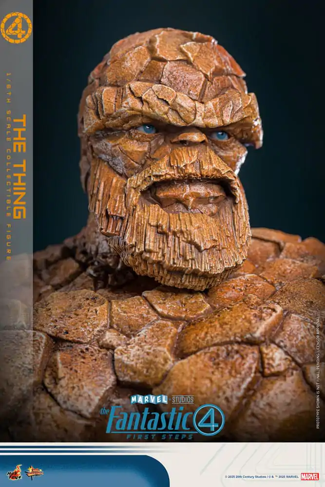 The Fantastic Four: First Steps Movie Masterpiece Figurica 1/6 The Thing 31 cm fotografija izdelka
