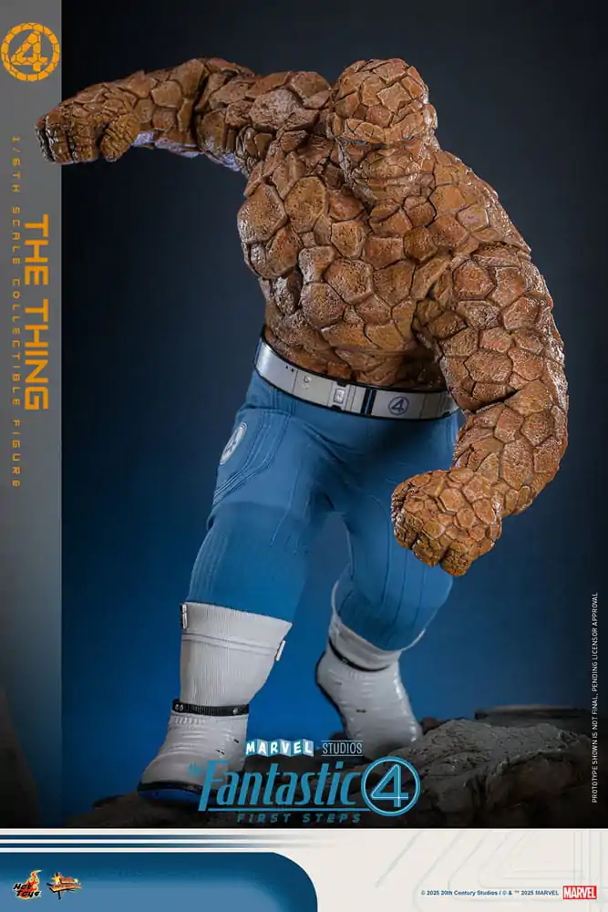 The Fantastic Four: First Steps Movie Masterpiece Figurica 1/6 The Thing 31 cm fotografija izdelka