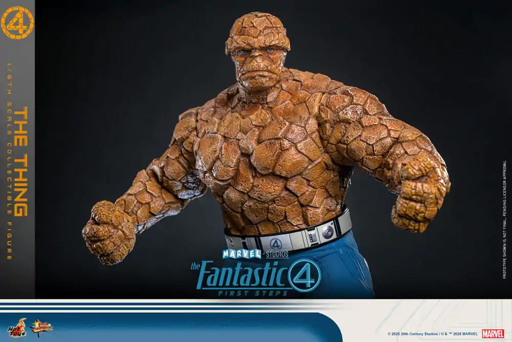 The Fantastic Four: First Steps Movie Masterpiece Figurica 1/6 The Thing 31 cm fotografija izdelka