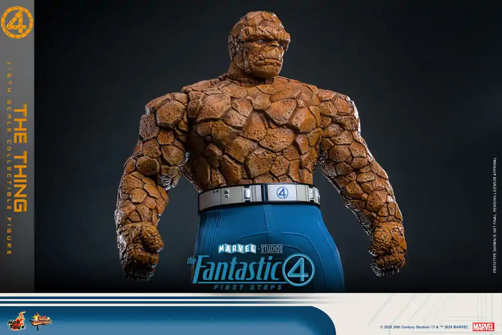 The Fantastic Four: First Steps Movie Masterpiece Figurica 1/6 The Thing 31 cm fotografija izdelka