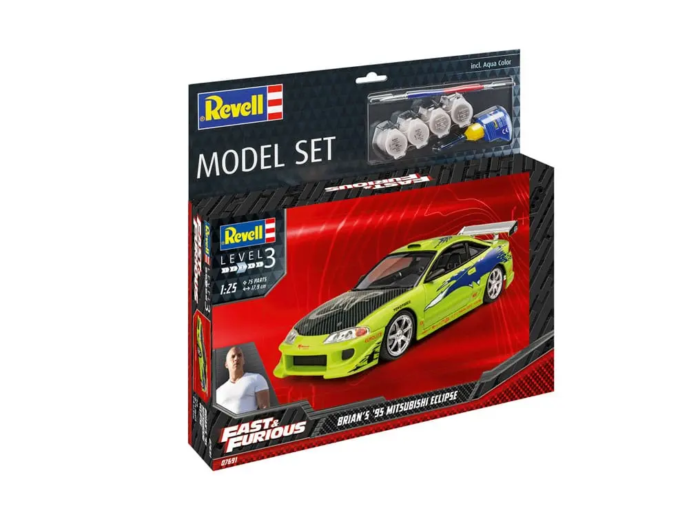 The Fast & Furious model komplet z osnovnimi dodatki Brian's 1995 Mitsubishi Eclipse fotografija izdelka