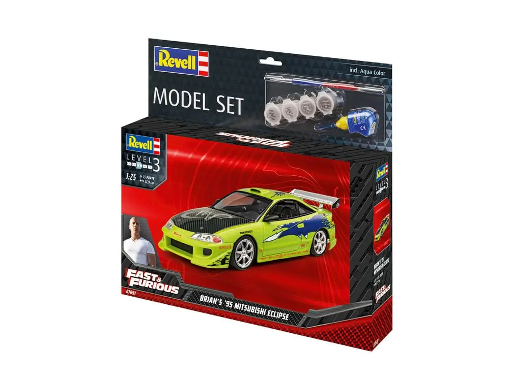 The Fast & Furious model komplet z osnovnimi dodatki Brian's 1995 Mitsubishi Eclipse fotografija izdelka