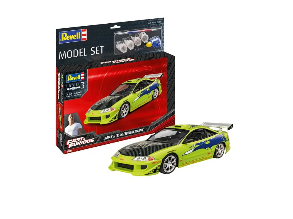 The Fast & Furious model komplet z osnovnimi dodatki Brian's 1995 Mitsubishi Eclipse fotografija izdelka