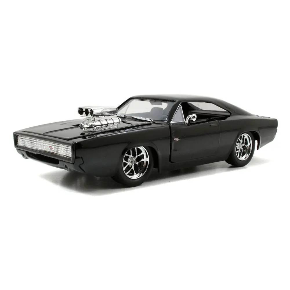 The Fast and Furious Diecast Model Hollywood Rides 1/24 1970 Dodge Charger z figuro Doma Toretta fotografija izdelka