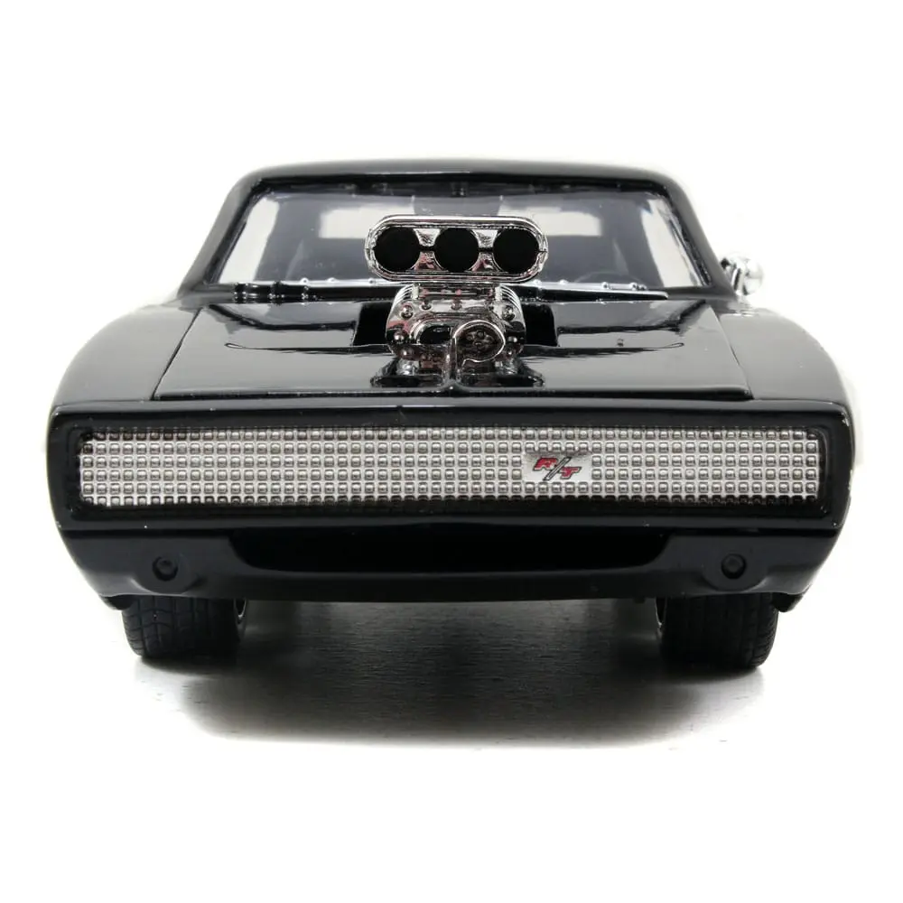 The Fast and Furious Diecast Model Hollywood Rides 1/24 1970 Dodge Charger z figuro Doma Toretta fotografija izdelka