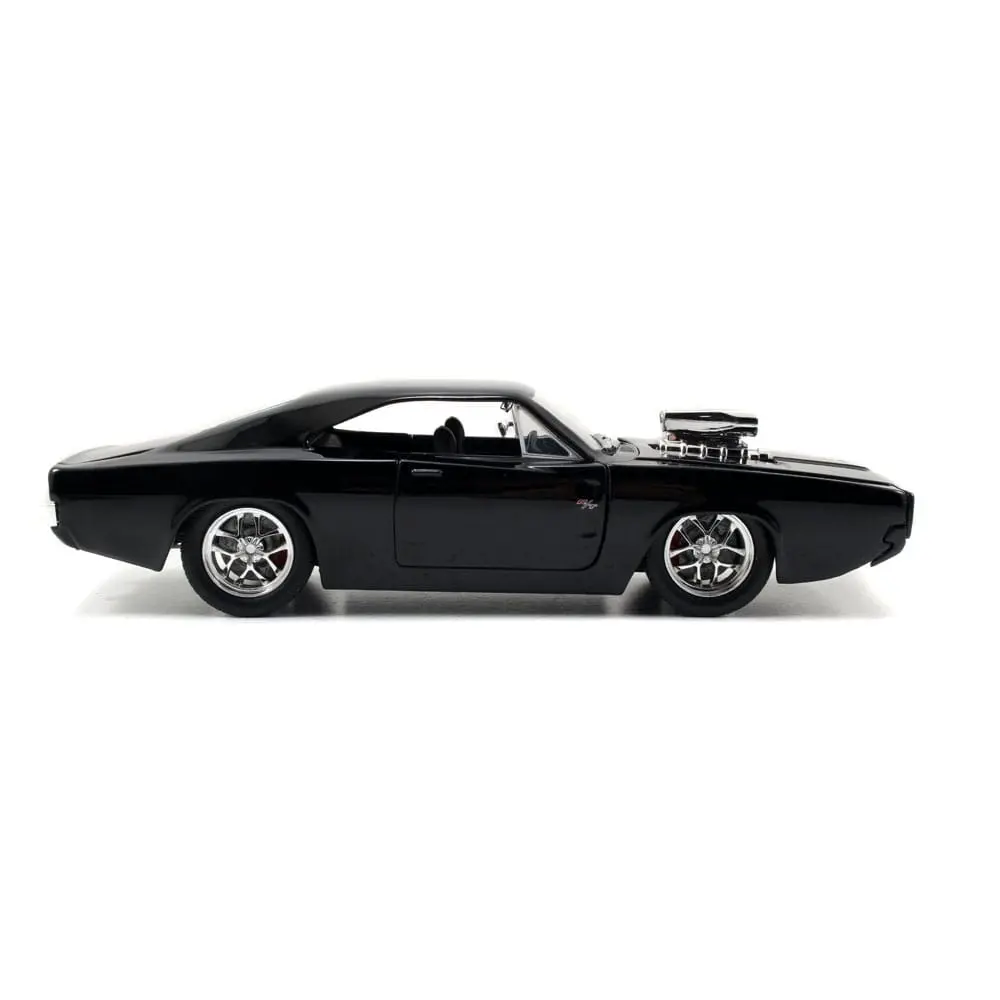The Fast and Furious Diecast Model Hollywood Rides 1/24 1970 Dodge Charger z figuro Doma Toretta fotografija izdelka