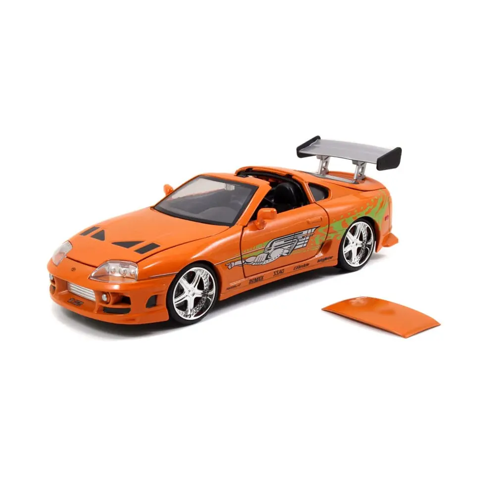 The Fast and Furious Model iz litine Hollywood Rides 1/24 1995 Toyota Supra s figuro Brian O'Connor fotografija izdelka