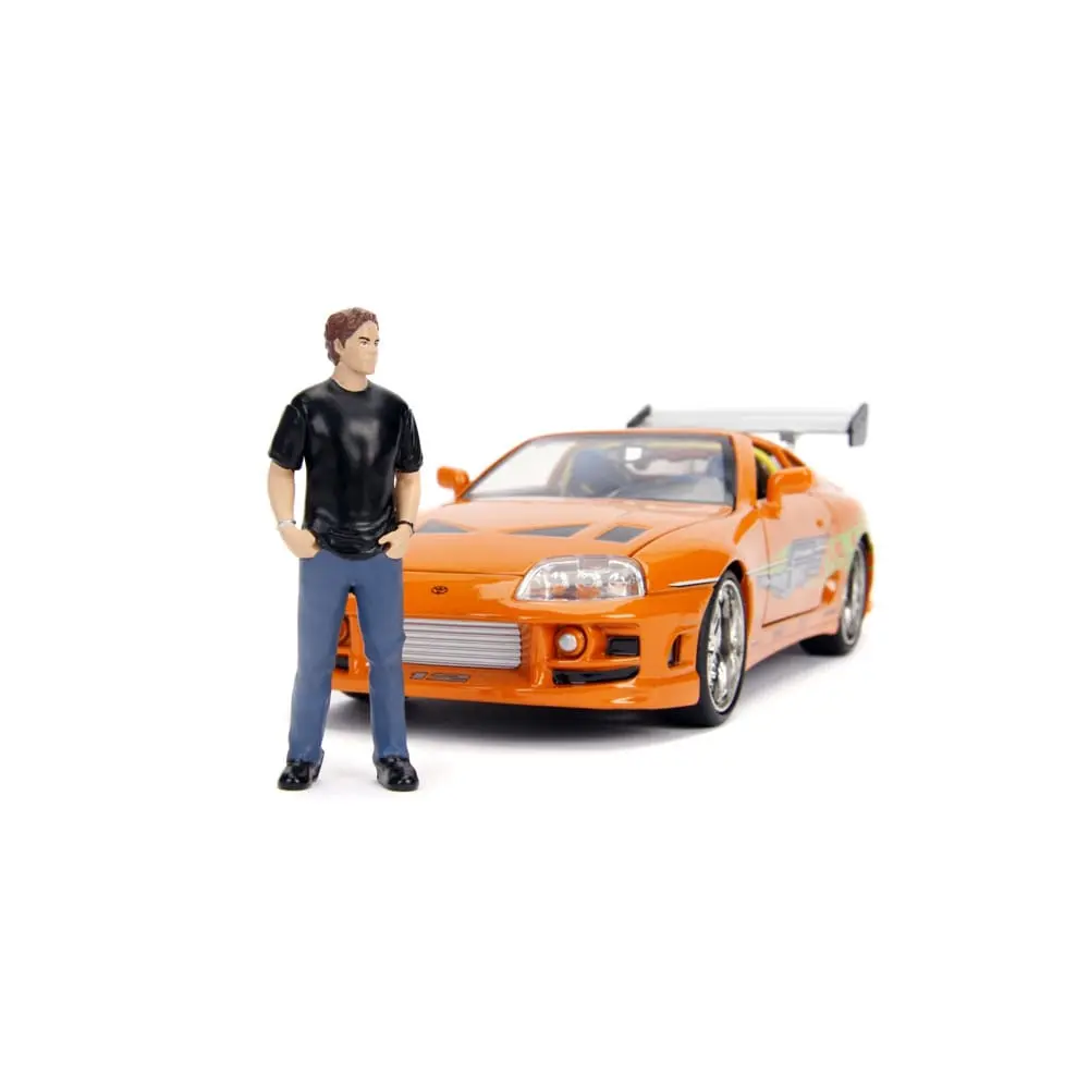 The Fast and Furious Model iz litine Hollywood Rides 1/24 1995 Toyota Supra s figuro Brian O'Connor fotografija izdelka