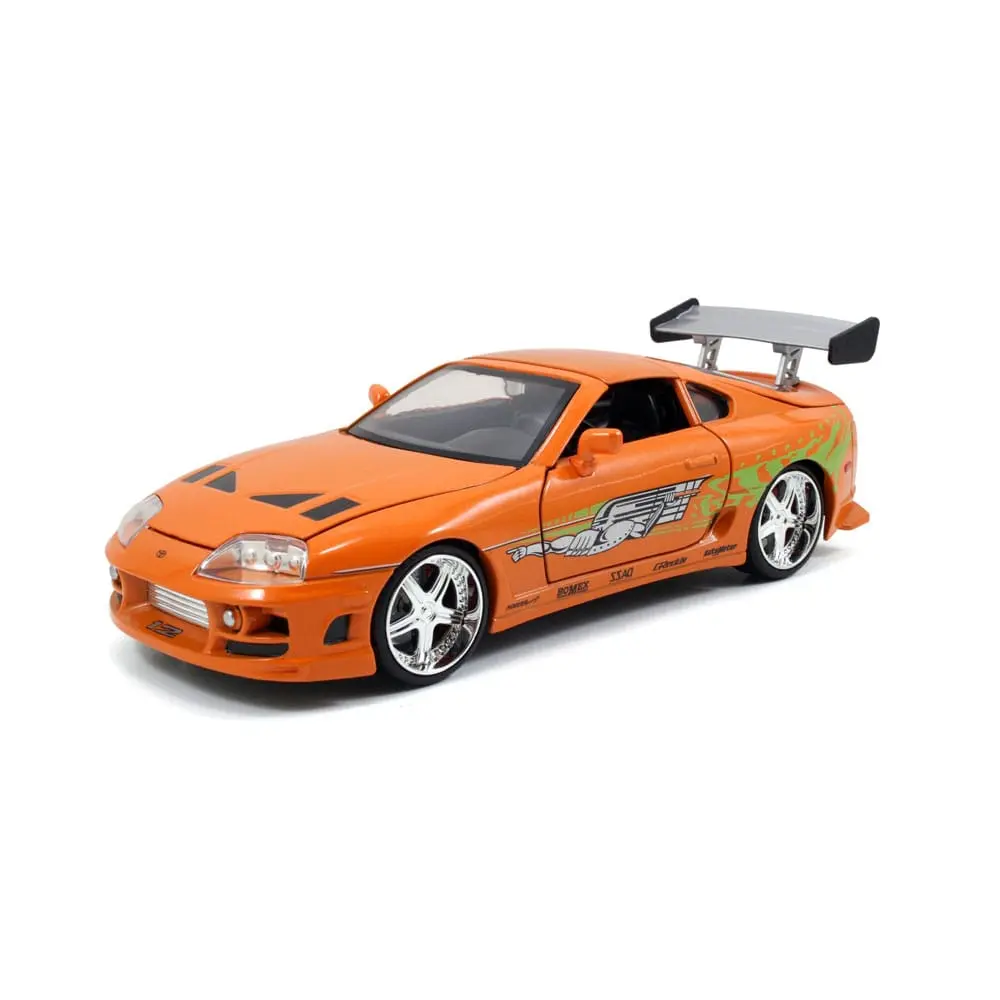 The Fast and Furious Model iz litine Hollywood Rides 1/24 1995 Toyota Supra s figuro Brian O'Connor fotografija izdelka