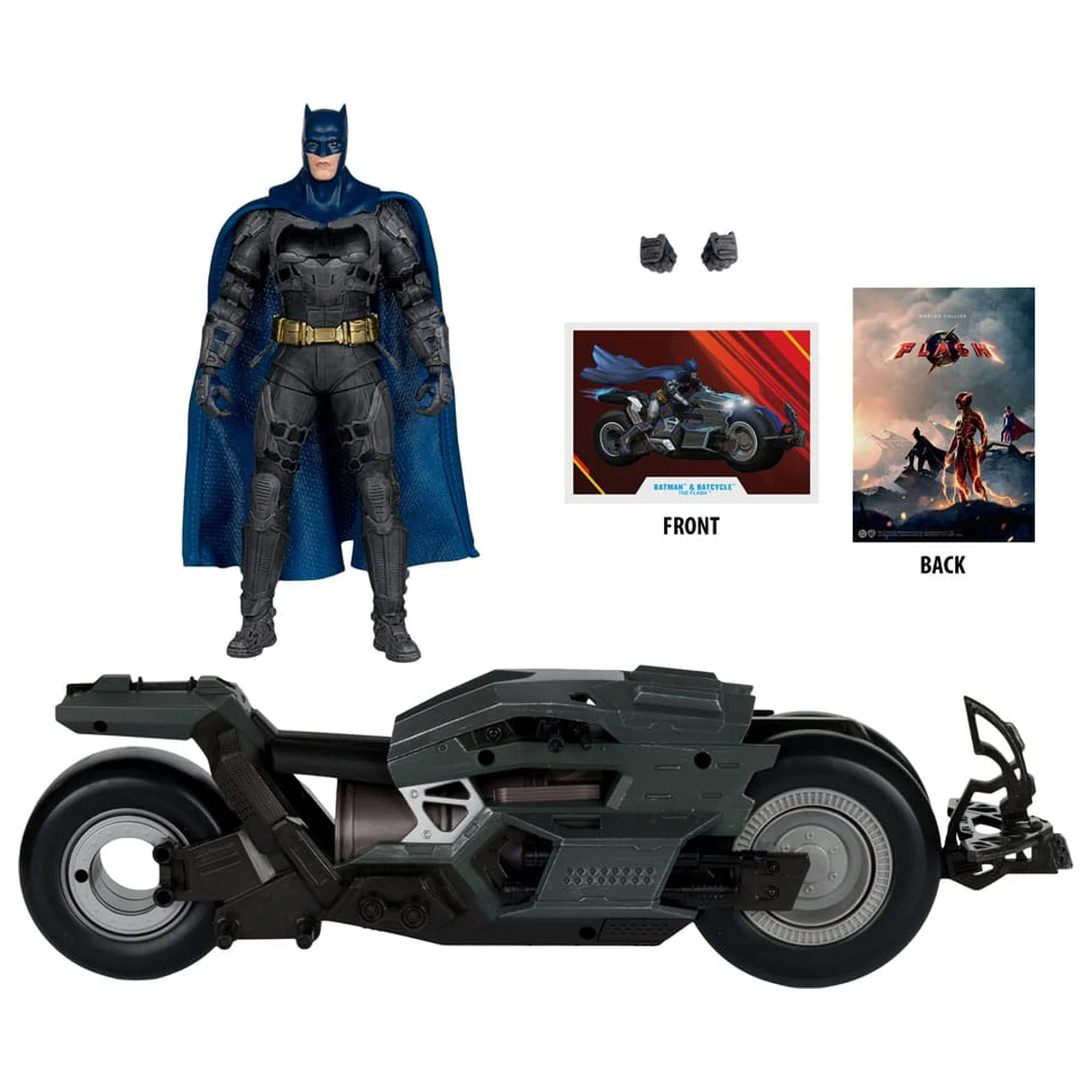 The Flash DC Multiverse vozilo Batcycle z Batmanom fotografija izdelka