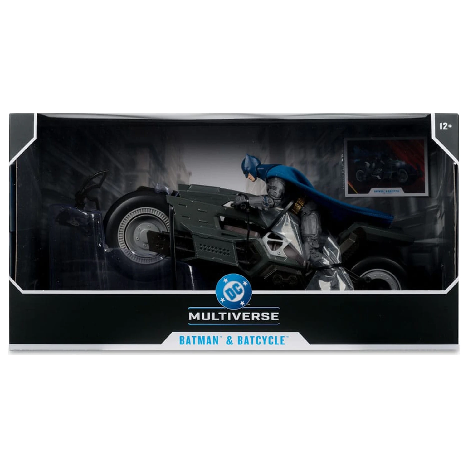 The Flash DC Multiverse vozilo Batcycle z Batmanom fotografija izdelka