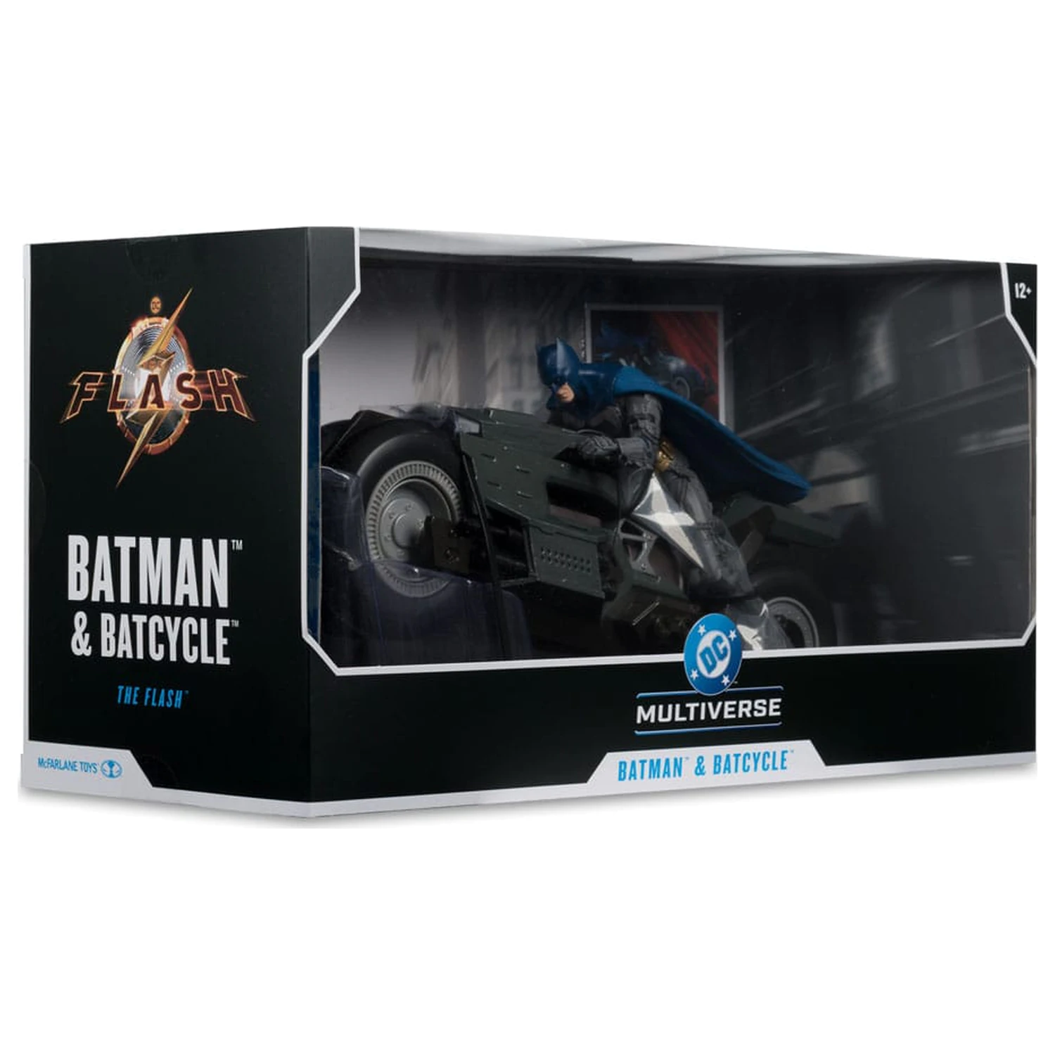 The Flash DC Multiverse vozilo Batcycle z Batmanom fotografija izdelka