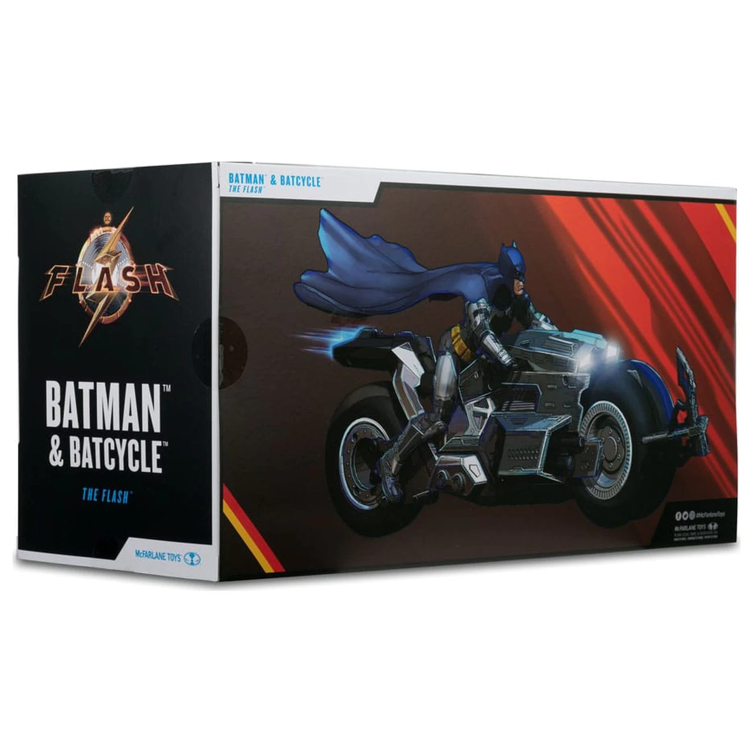 The Flash DC Multiverse vozilo Batcycle z Batmanom fotografija izdelka