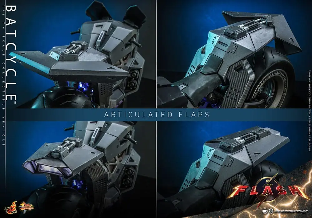 The Flash Movie Masterpiece Vehicle 1/6 Batcikel 56 cm fotografija izdelka