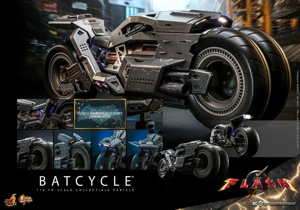 The Flash Movie Masterpiece Vehicle 1/6 Batcikel 56 cm fotografija izdelka