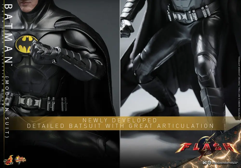 The Flash Movie Masterpiece akcijska figura 1/6 Batman (Modern Suit) 30 cm fotografija izdelka
