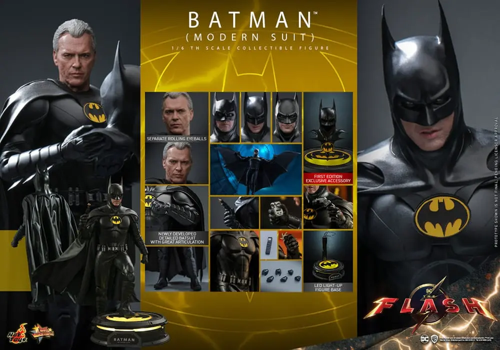 The Flash Movie Masterpiece akcijska figura 1/6 Batman (Modern Suit) 30 cm fotografija izdelka
