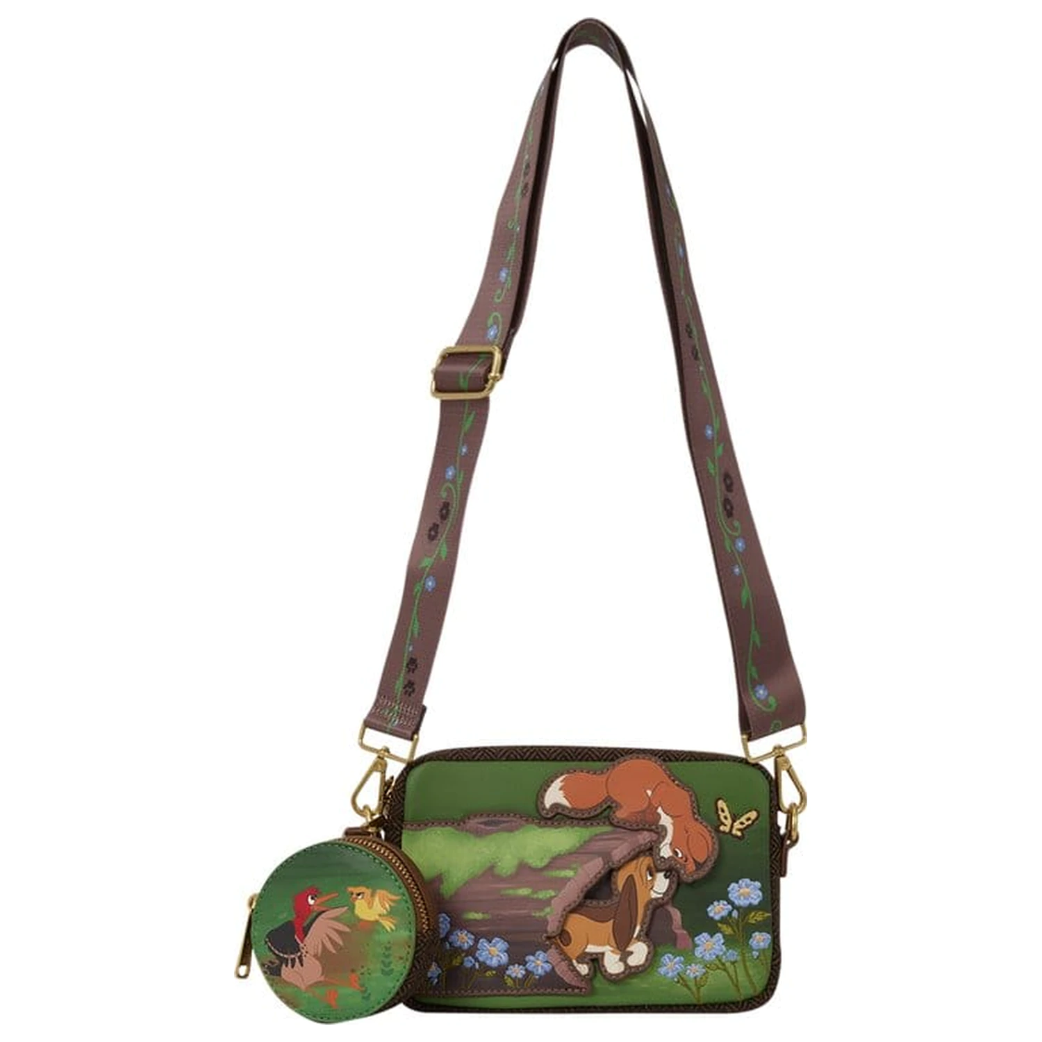 The Fox and the Hound by Loungefly Canvas Tote Bag Tod & Vixey fotografija izdelka