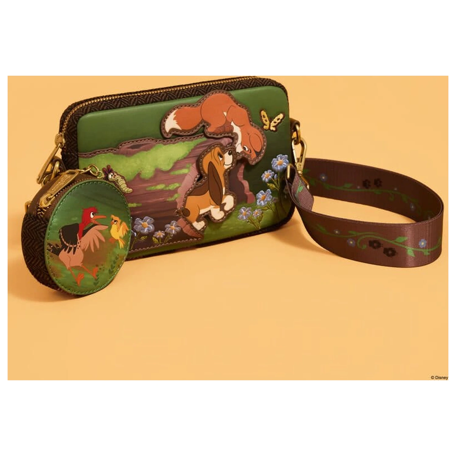 The Fox and the Hound by Loungefly Canvas Tote Bag Tod & Vixey fotografija izdelka