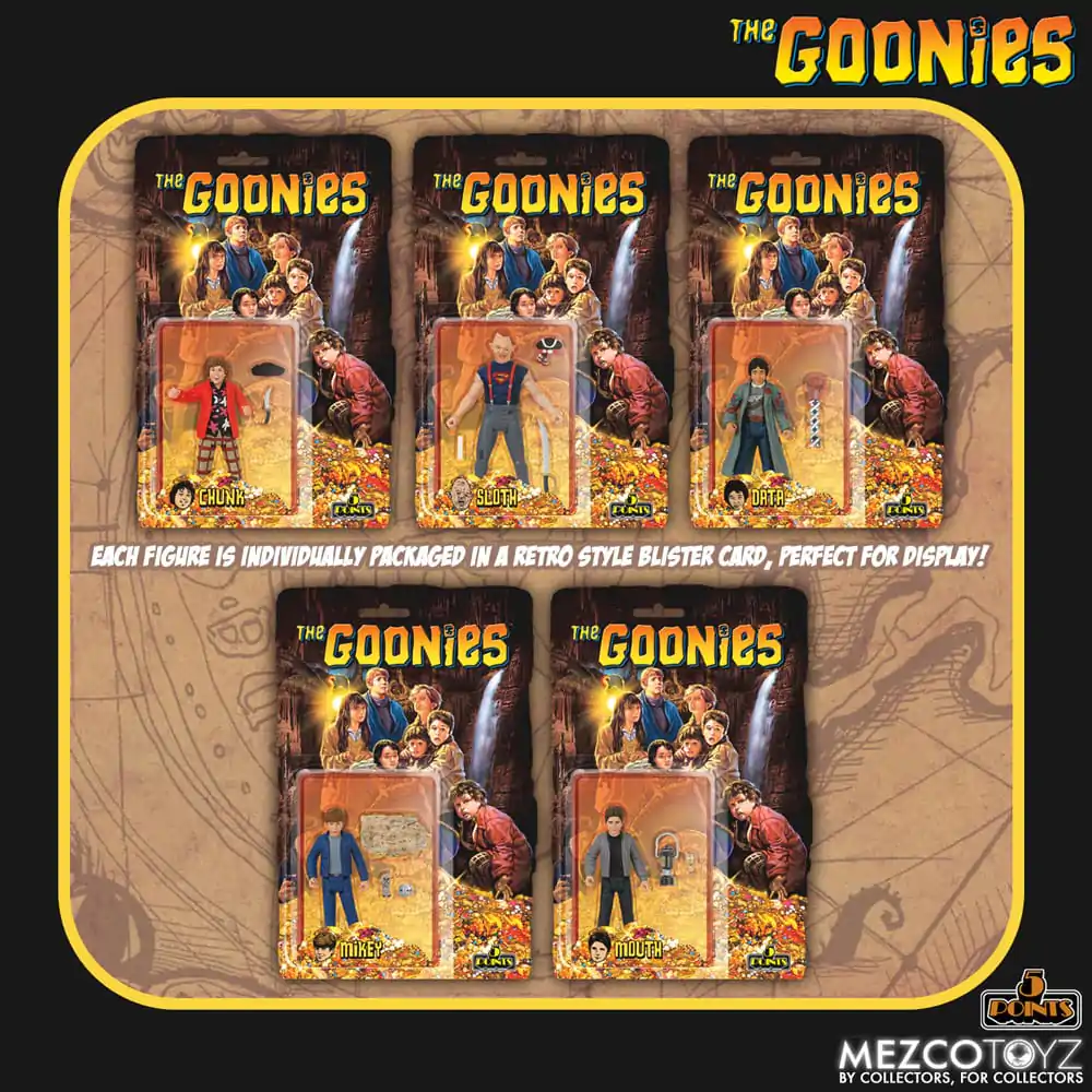 The Goonies 5 Points akcijske figure The Goonies 9 cm fotografija izdelka