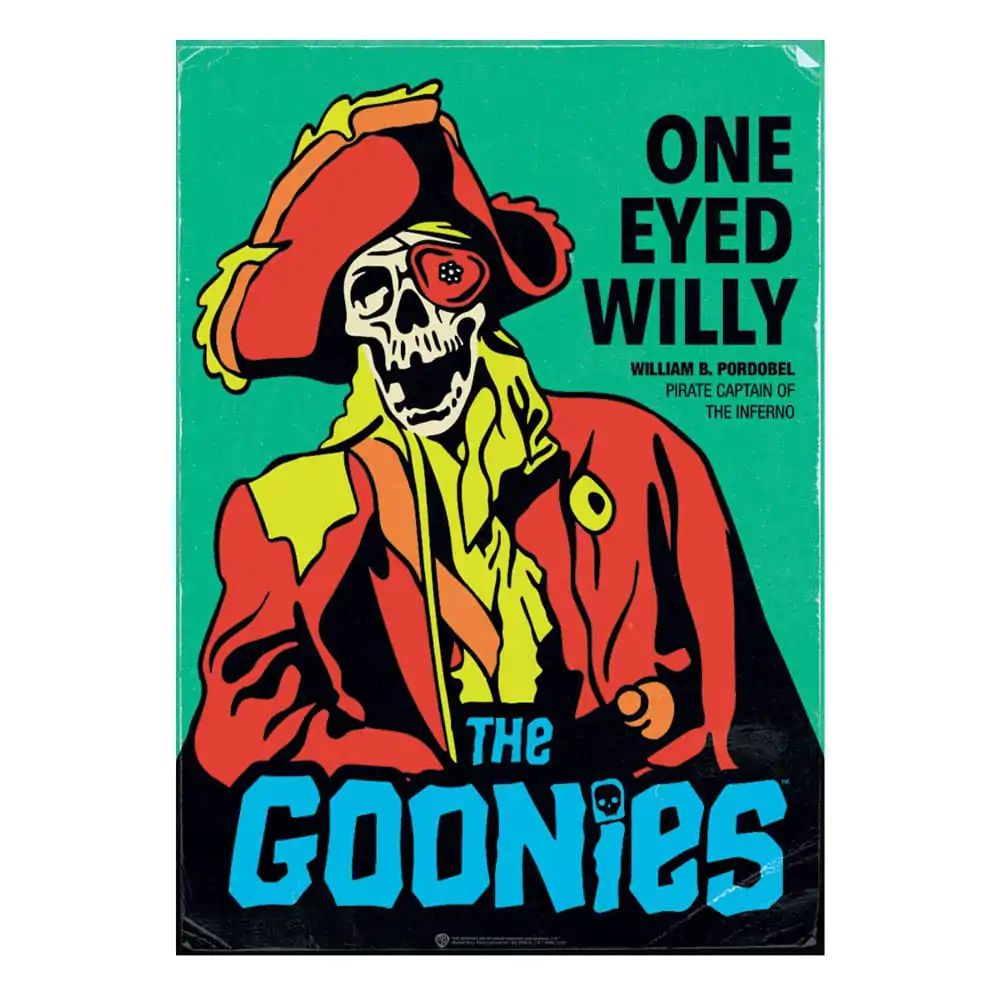 The Goonies Art Print 40th Anniversary One Eyed Willy Limited Edition 42 x 30 cm umetniški tisk fotografija izdelka