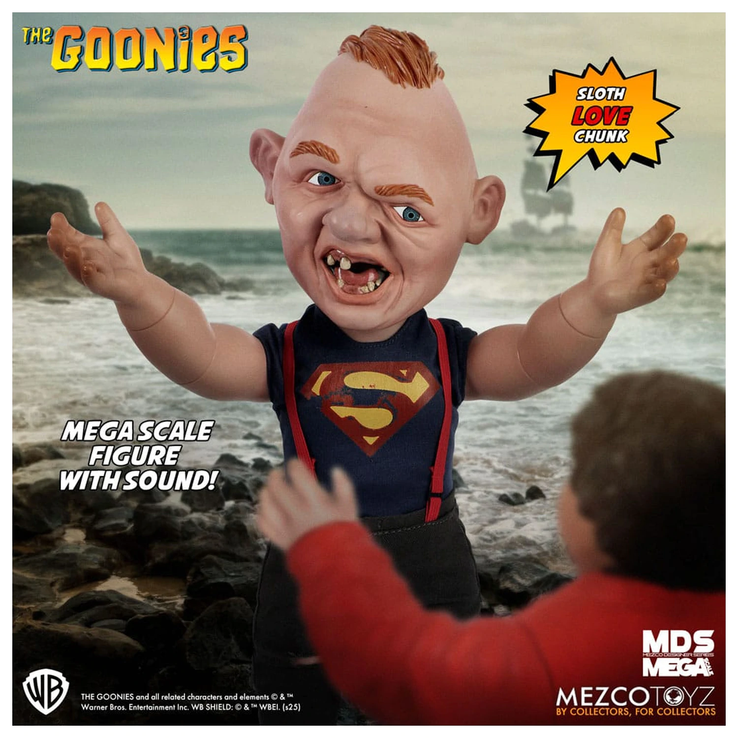 The Goonies MDS Mega Scale Pripovedujoča figura Sloth z zvokom 38 cm fotografija izdelka