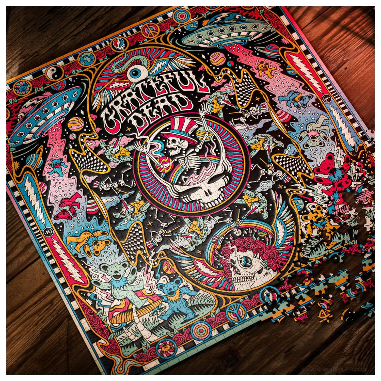 The Grateful Dead večdimenzionalna sestavljanka (1000 kosov) fotografija izdelka