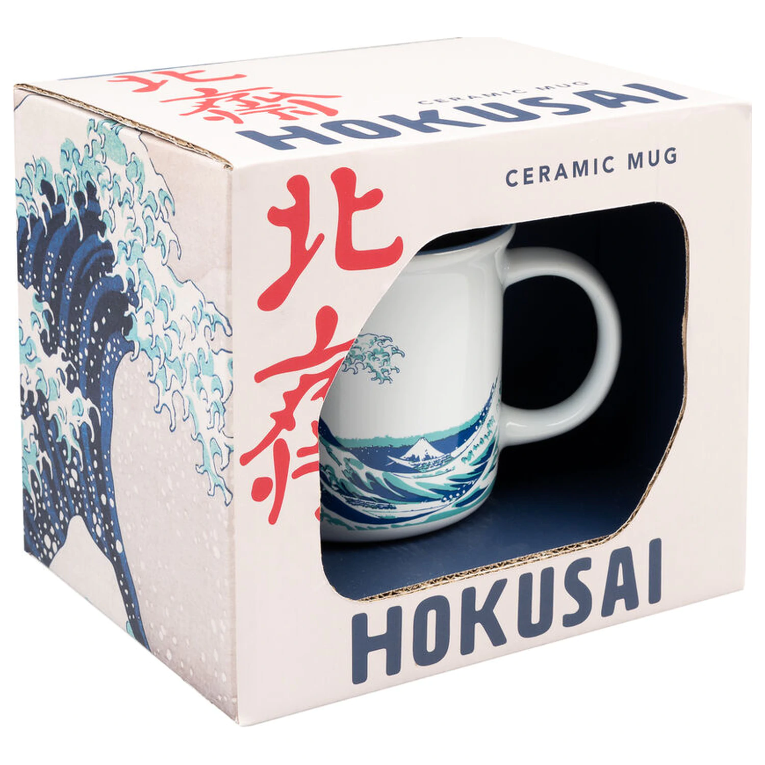 The Great Wave of Kanagawa Hokusai skodelica 350ml fotografija izdelka