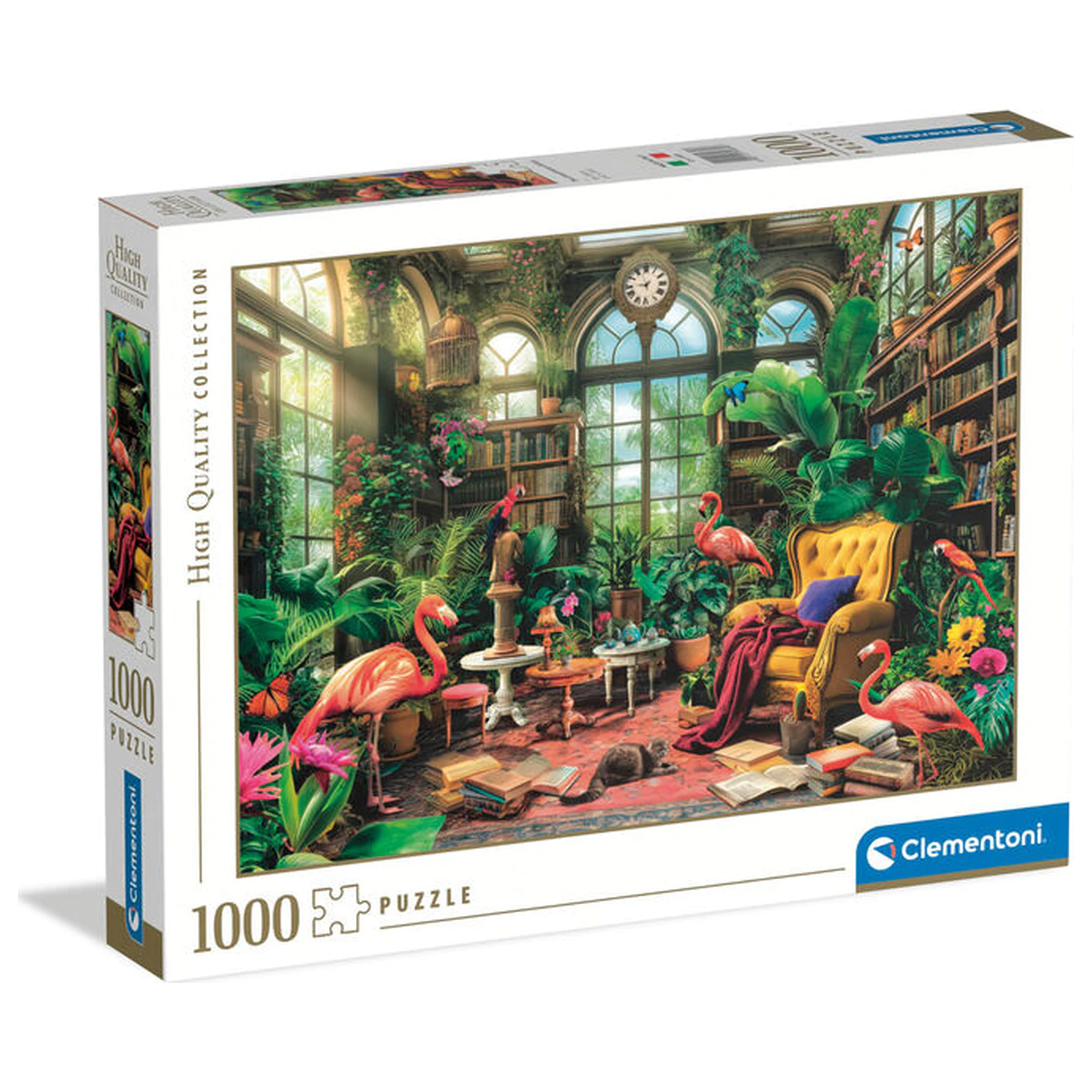 The Greenhouse Library sestavljanka 1000 kosov fotografija izdelka